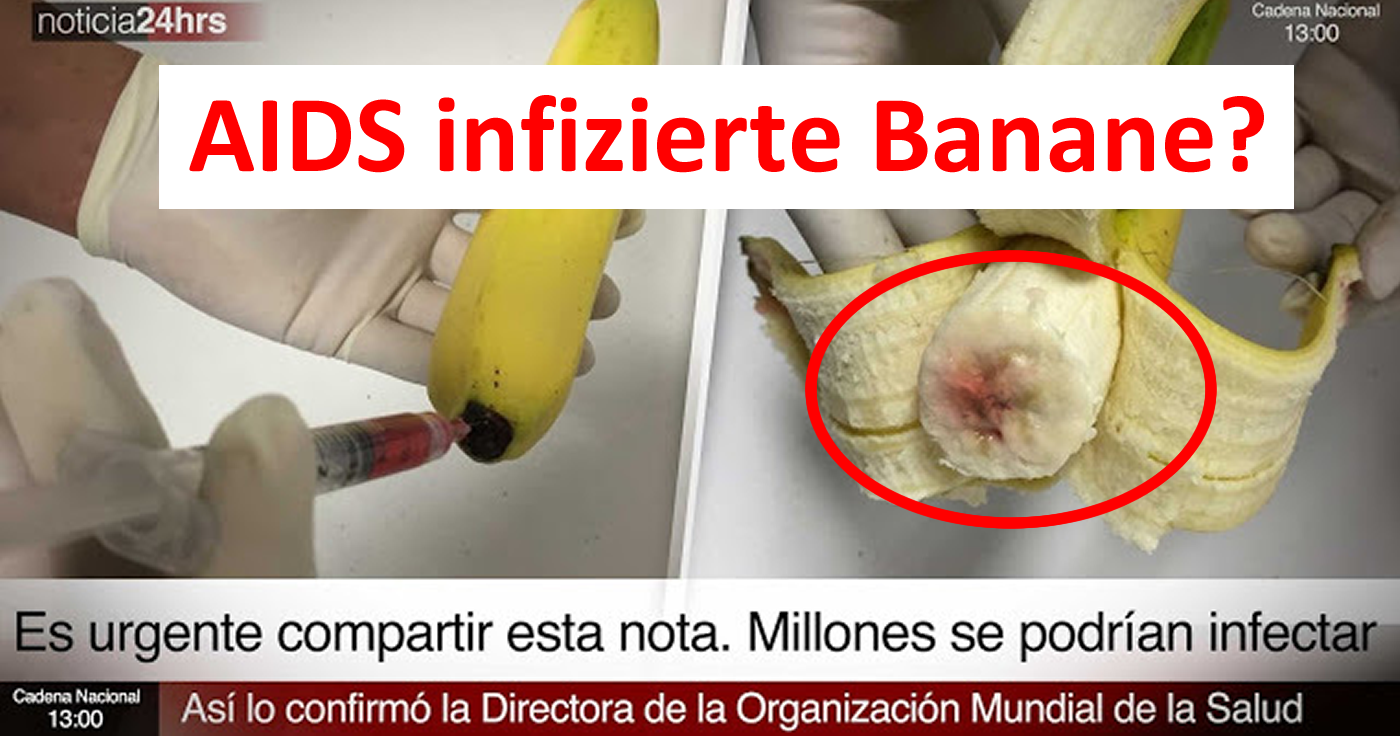 Blut In Banane Gespritzt