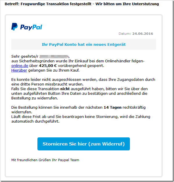Paypal Will Neues Konto