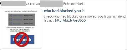 who had blocked you?