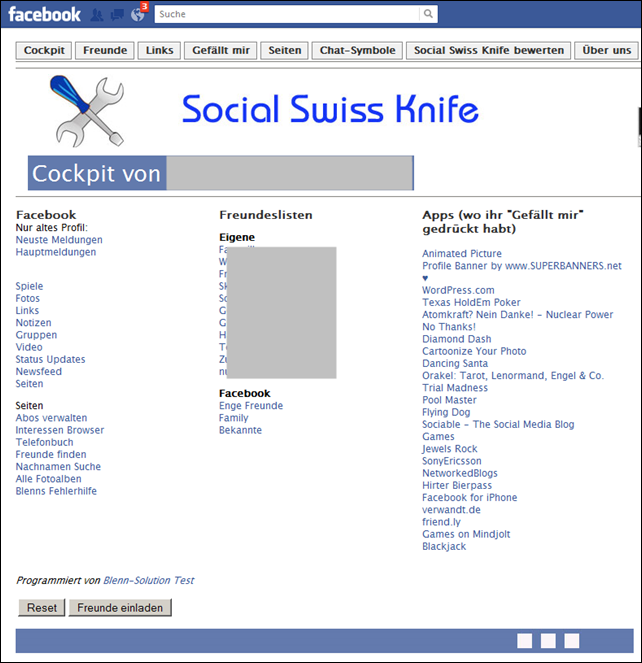 Social Swiss Knife
