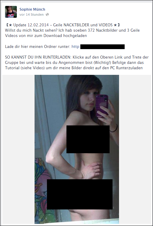 Facebook nackte frauen Private Nacktbilder