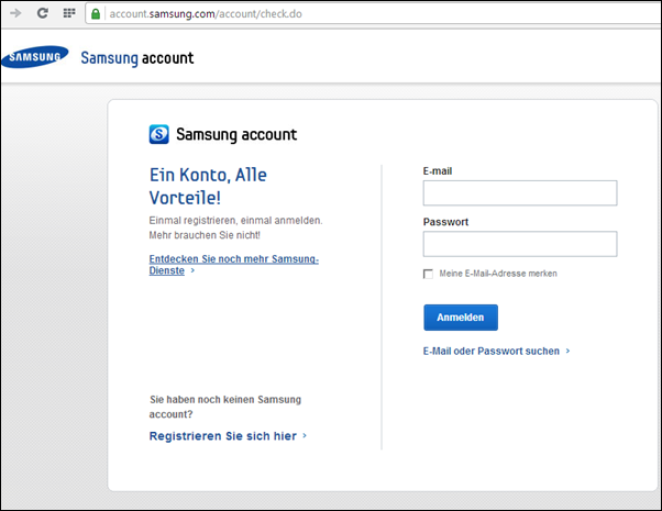 Die Samsung Account-Benachrichtigung (E-Mail) ist kein Fake