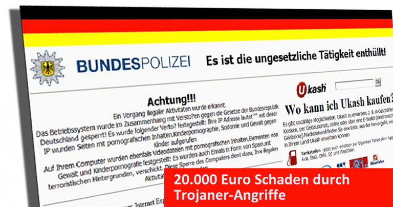 20.000 Euro Schaden durch Trojaner-Angriffe