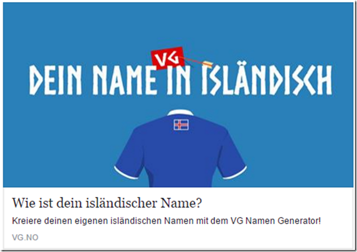 Dein Name Auf Isländisch