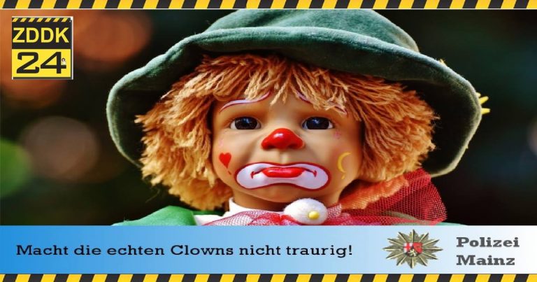 Polizei: Macht die echten Clowns nicht traurig! [Tipps zu Halloween]