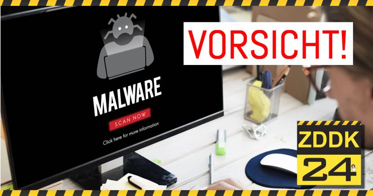 Warnung der Polizei vor Computerangriffen mit Schadsoftware