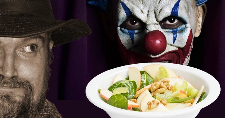 Tanzende Horror – Clowns mit Salat