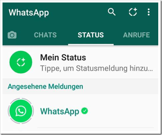 Status whatsapp sehen liest wer WhatsApp Status