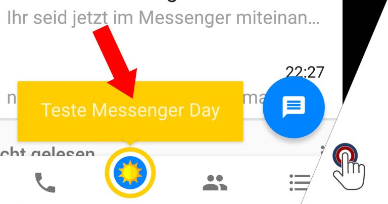 Messenger: Veröffentliche Fotos, Videos und Nachrichten für 24 Stunden