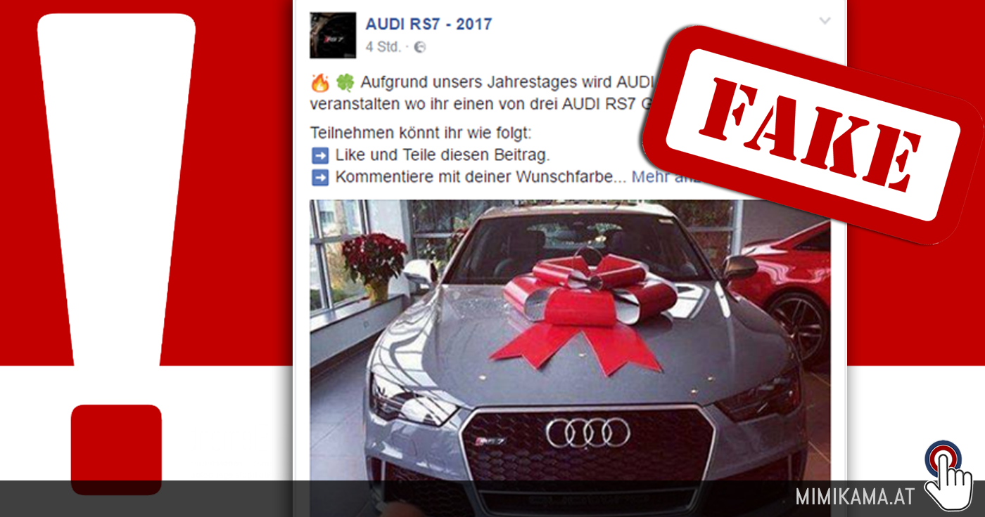 Audi Rs7 Gewinnspiel