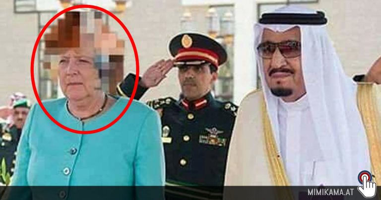 Wie bitte? Die Medien in Saudi-Arabien verpixeln Merkels Haare?