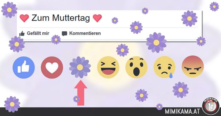Facebook spendiert zum Muttertag ein lila “Like”-Blume