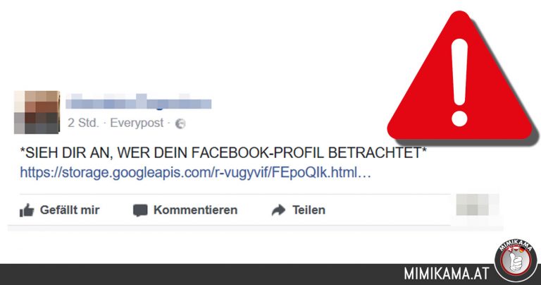 Der angebliche Facebook-Profilviewer ist ein Fake mit böser Falle!