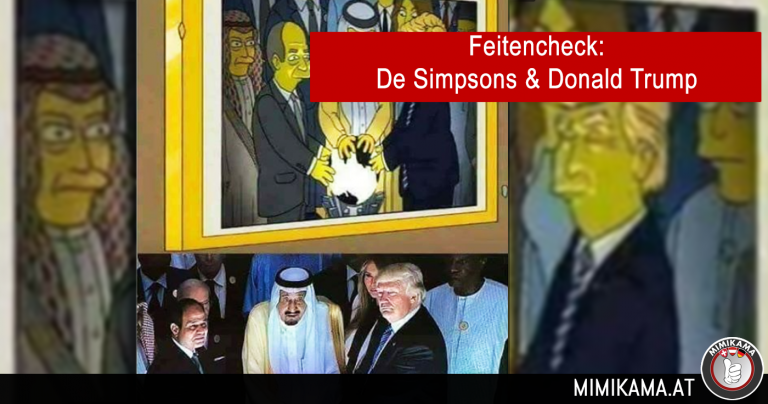 Feitencheck: De Simpsons & Donald Trump