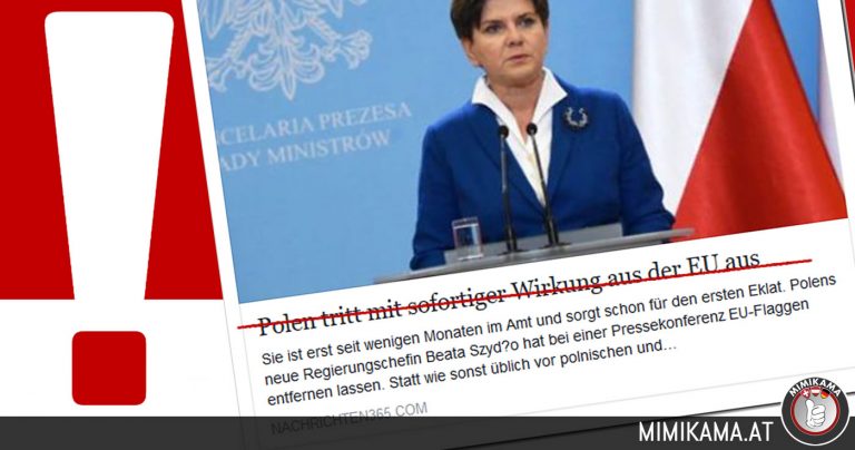 Nein, Polen tritt nicht mit sofortiger Wirkung aus der EU aus!