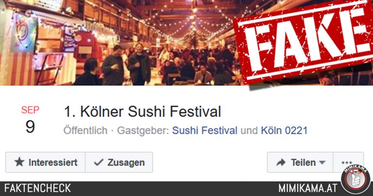 Es gibt kein 1. Sushi-Event in Köln