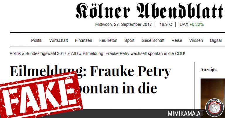Eilmeldung! Das Kölner Abendblatt veröffentlicht Satire