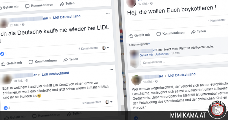 „Deutsche, kauft nicht mehr bei LIDL!"