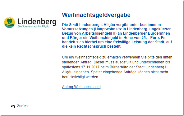 Screenshot vom 9.11.2017 der Webseite: http://www.lindenberg.de/