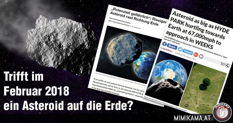 Schon wieder soll ein Asteroid die Erde zerstören?