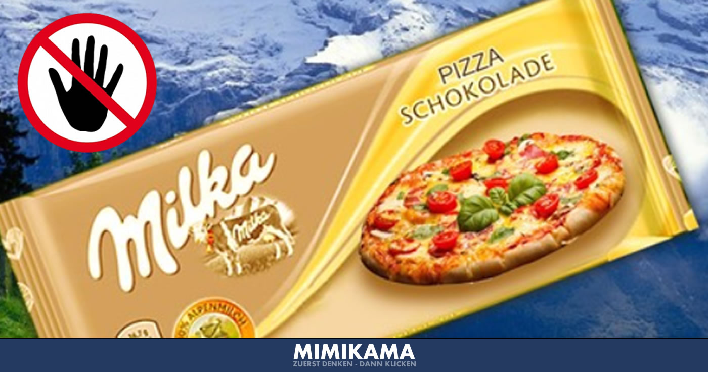 Pizza-Schokolade von Milka?