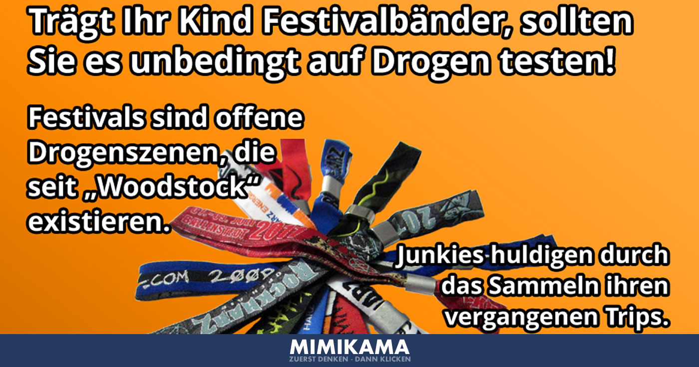 Warnt die CDU vor Drogen auf Festivals?