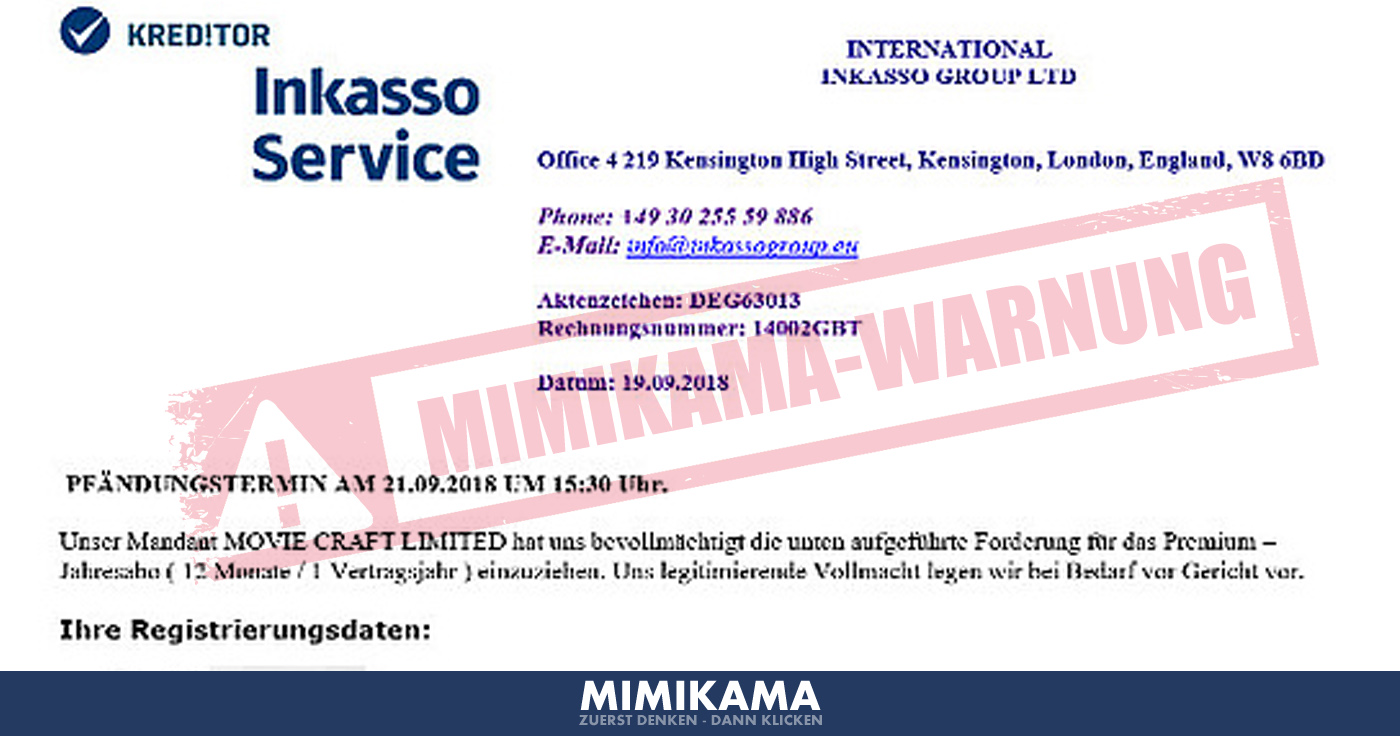 Unseriöse Mails von Inkasso-Unternehmen ignorieren