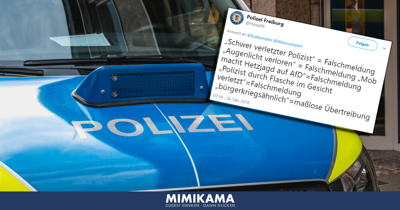 Ausschreitungen in Freiburg nach AfD Demo? Die Polizei dementiert!