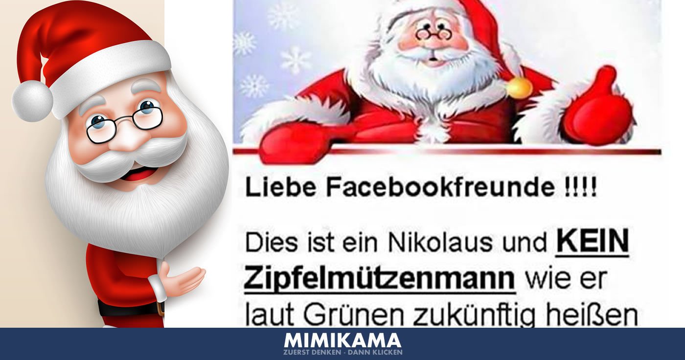 Facebook: "Das ist ein Nikolaus und kein Zipfelmann"