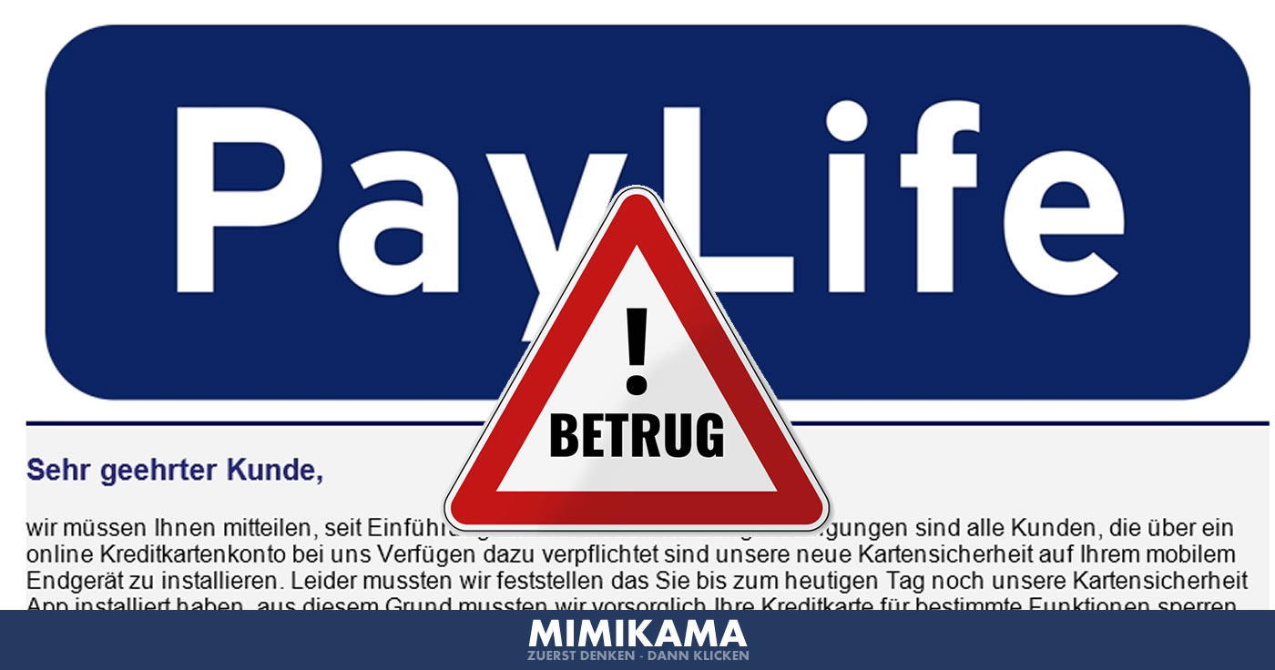 Warnung vor gefälschter PayLife-Sicherheits-App!