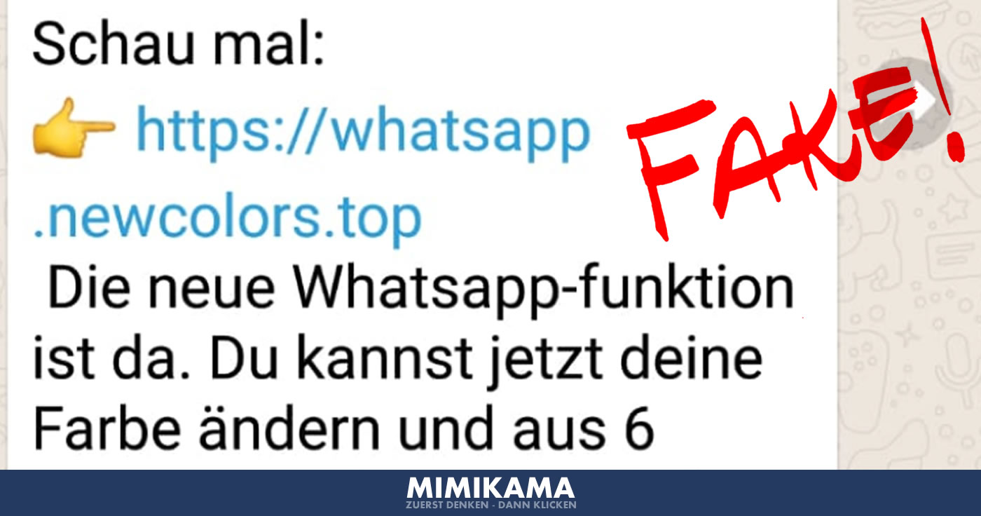 Neue WhatsApp-Funktion: Farbe ändern? Ein Fake!