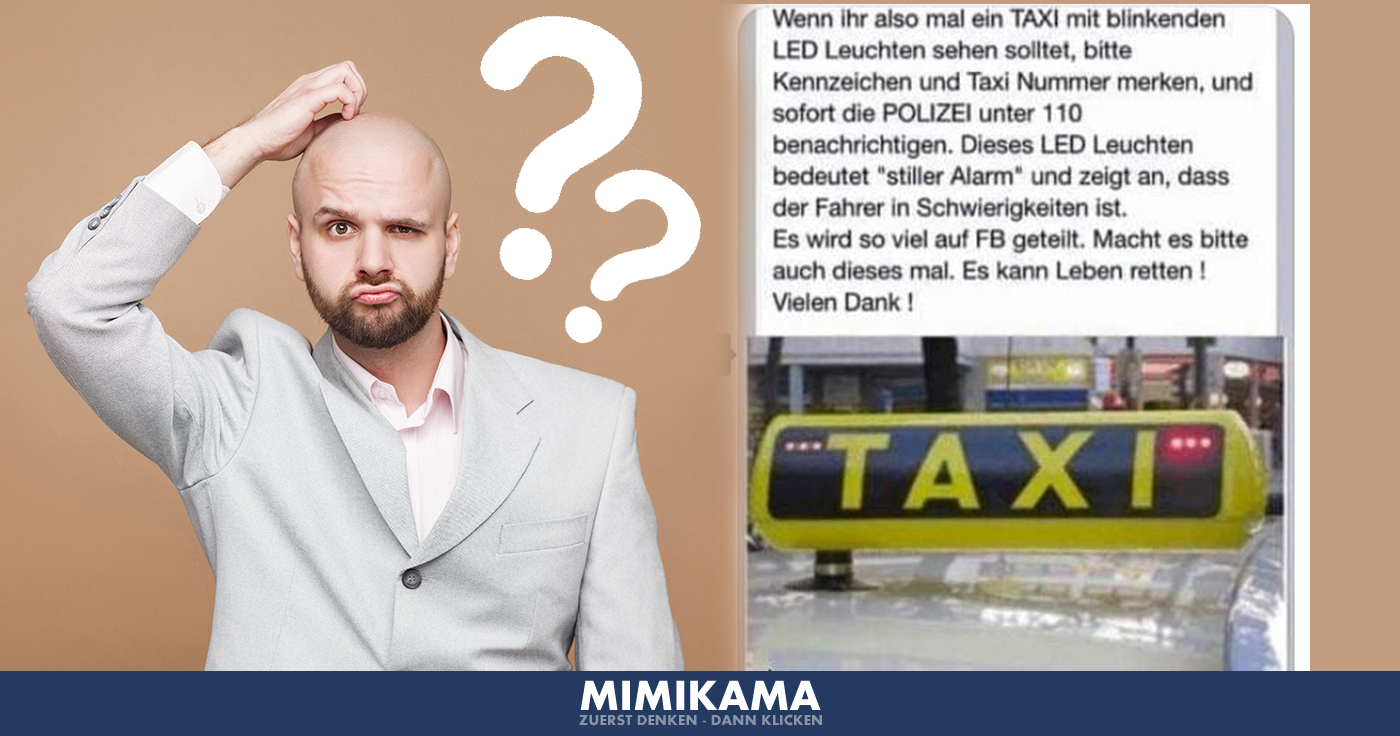 Faktencheck: Was hat es mit den blinkenden LED-Leuchten bei Taxis auf sich?