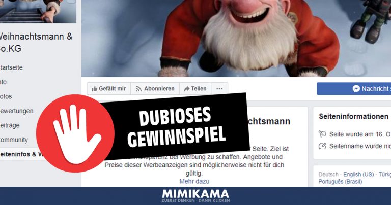 Vorsicht vor REWE-Gutscheine von „Weihnachtsmann & Co.KG“
