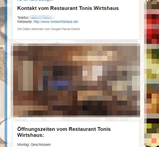 Screenshot by mimikama.at / Quelle: Google Suche - online-tischreservierung. de