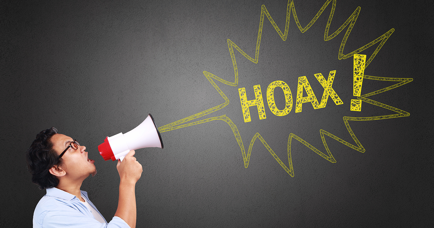 Hoax bleibt Hoax! / Artikelbild: airdone - Shutterstock.com