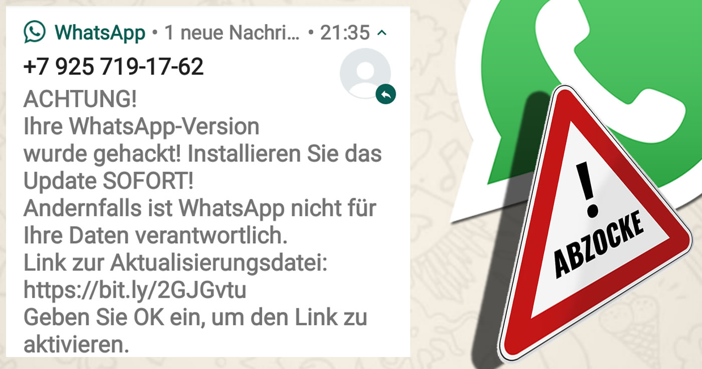 Spyware tarnt sich als WhatsApp-Update