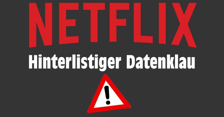 Achtung, Phishing: „Konto von Netflix gesperrt“