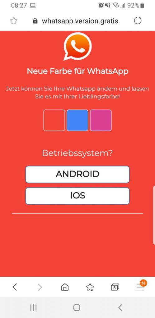 Whatsapp Neue Farben