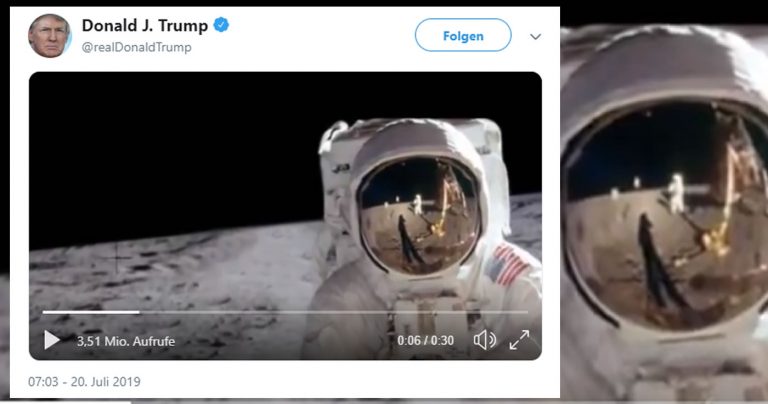 Trump hat die Mondlandung entlarvt! – Oder doch nicht!