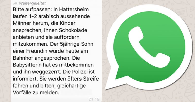 Polizei informiert: Dramatisierte Warnung vor zwei Männern in Hattersheim