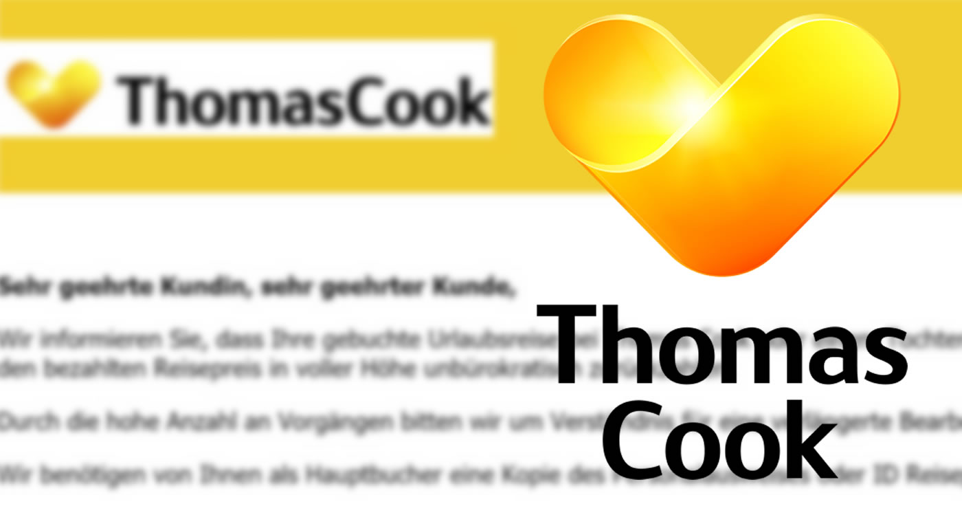 Thomas Cook warnt vor E-Mail-Betrug!
