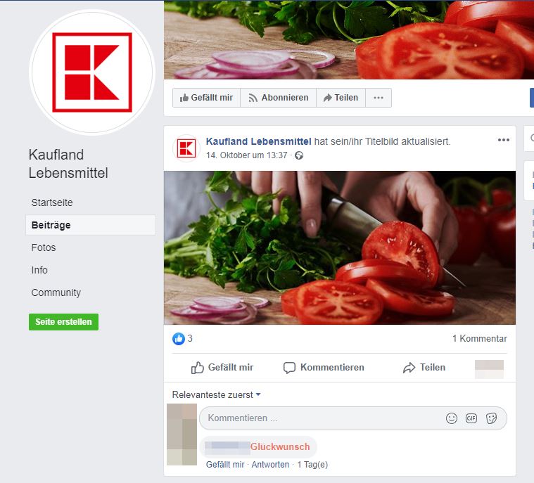 Facebook Kaufland