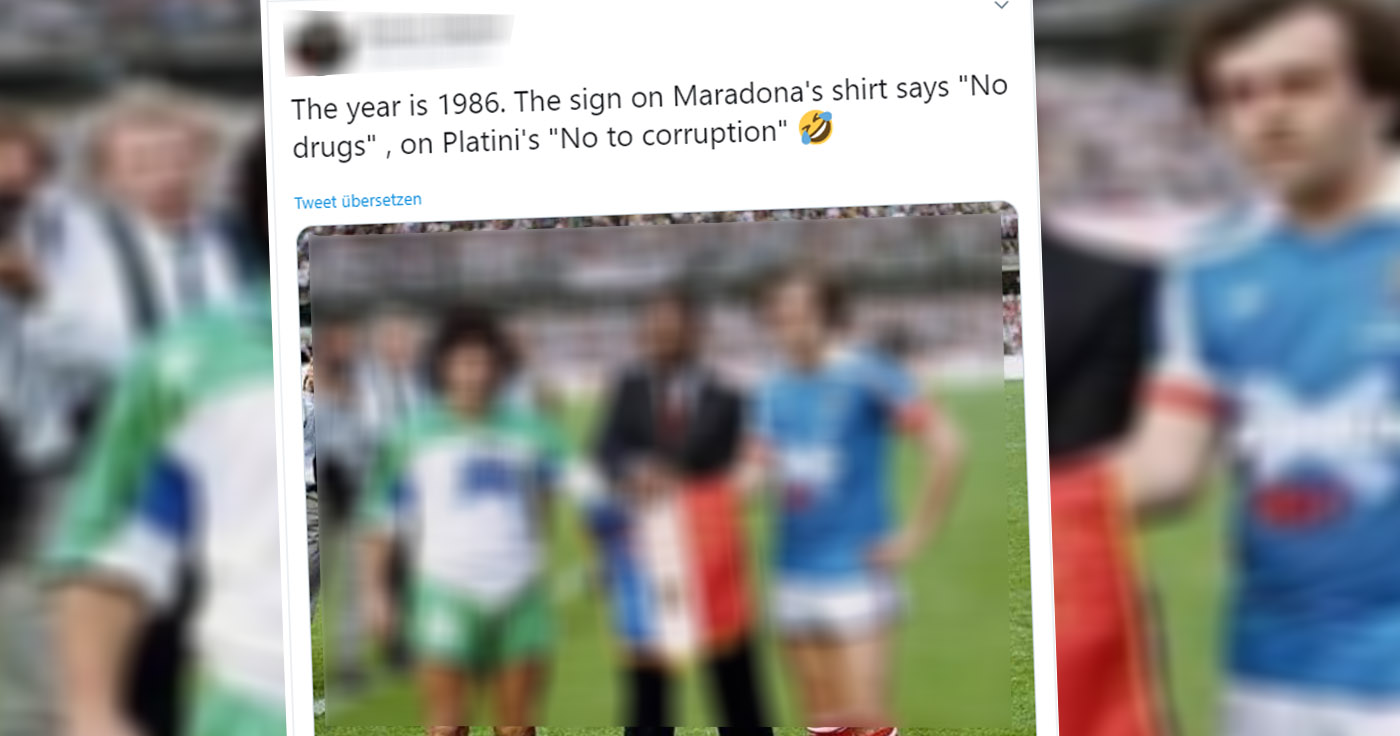 Maradona & Platini Trikot
