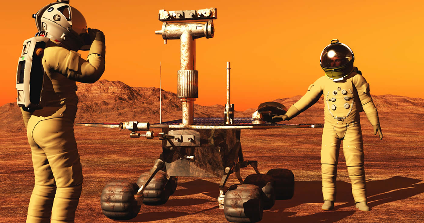 Der Mars Rover - Nein, so wird er nicht fotografiert!