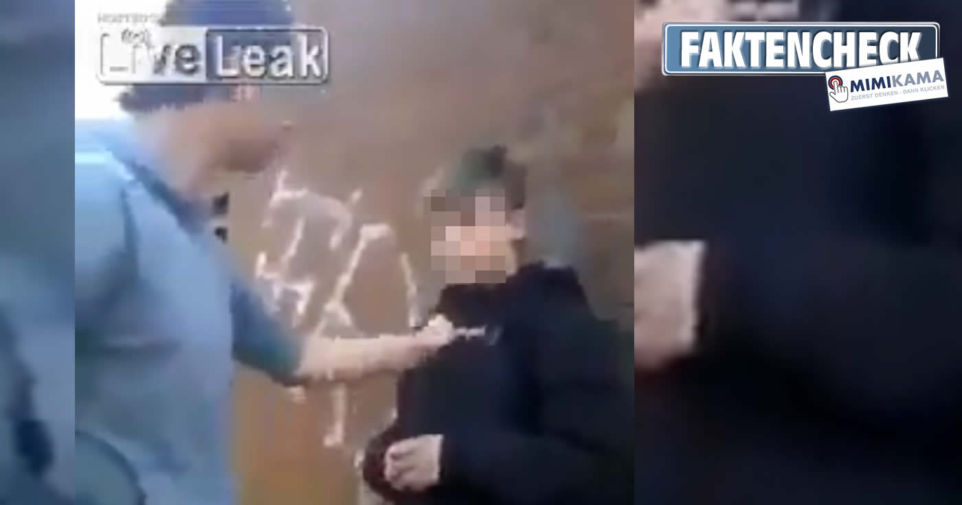 Video zeigt wie Junge geschlagen wird (Faktencheck)