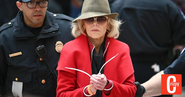 Jane Fonda bei Klima-Protest festgenommen