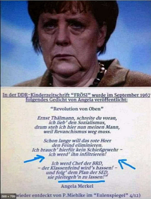 Das angebliche Gedicht von Angela Merkel