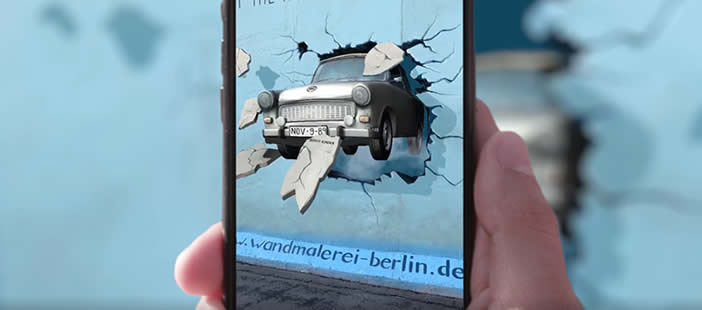 AR-Filter erwecken bekannte Orte in Berlin zum Leben