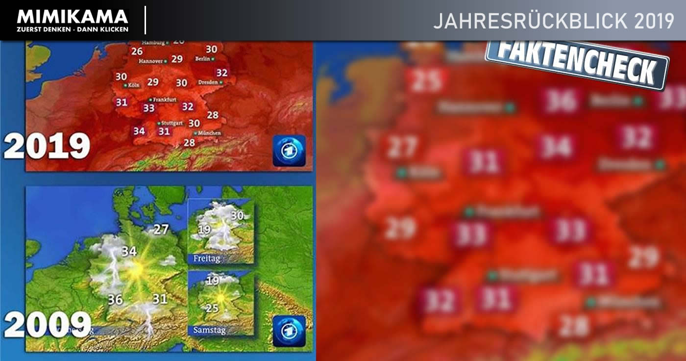 Jahresrückblick 2019: Das Geheimnis der roten Wetterkarte!
