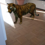 Tadaaa, ein Tiger im Büro!